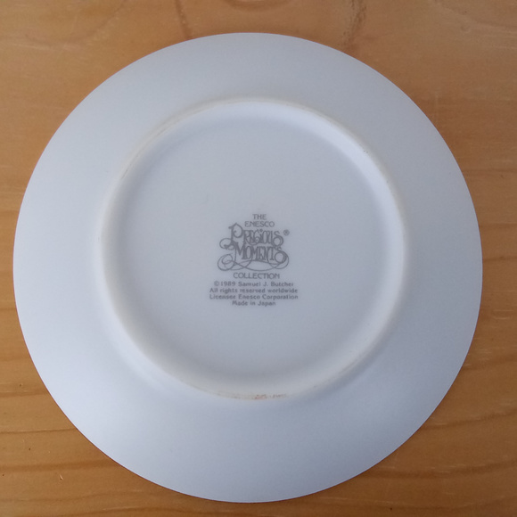 VTG 89 & 90 Precious Moments Mini Collector Plates - Picture 6 of 9